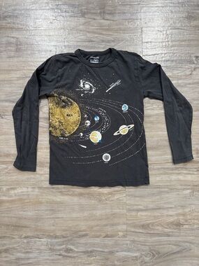 Crewcuts Black Glow-in-the-Dark Graphic Tee